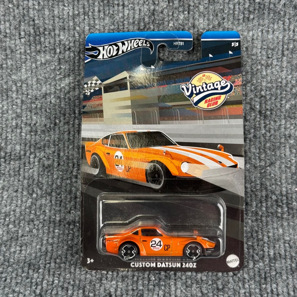 Hot Wheels Vintage Racing‎ Club Custom Datsun 240Z Orange 5/5 HRV10 HRT81 2024